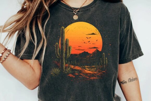 Bring the Southwest to Life with a Desert Sunset Graphic