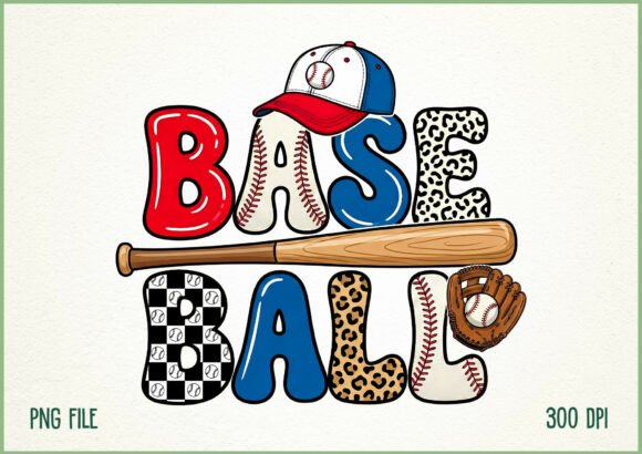 Celebrate the Game with This Colorful Baseball Mom Graphic