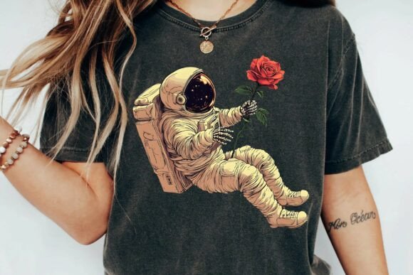 Celestial Romance: Designing with the Cosmic Spaceman Png
