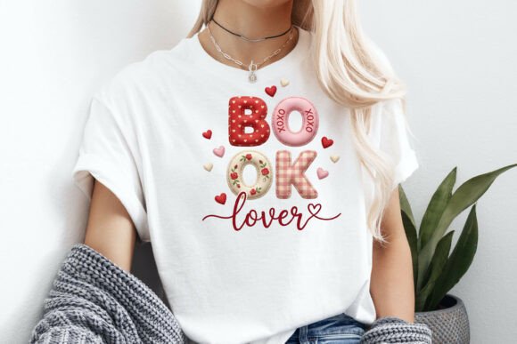Embrace the Romance: The Cozy Valentine Book Lover Graphic
