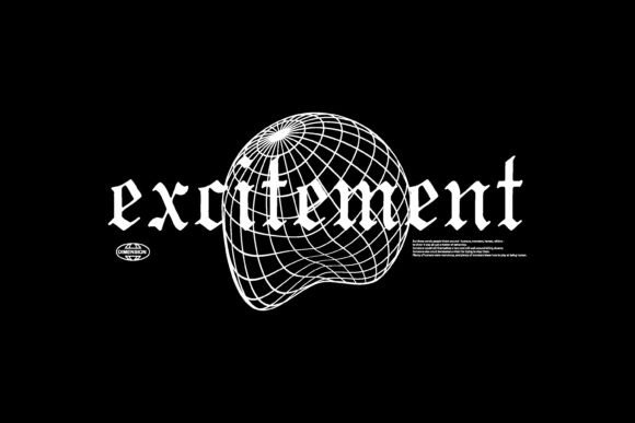 Excitement Bold Typography: A Graphic for Impact