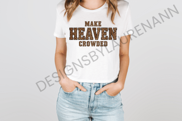 Make Heaven Crowded Leopard Graphic: A Bold Creative Font