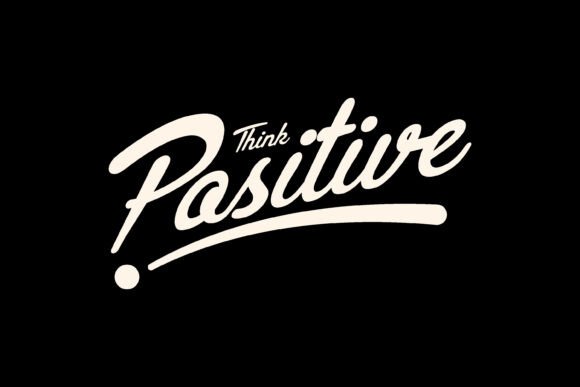 Positive Bold Typography Graphic Tee: Make a Statement