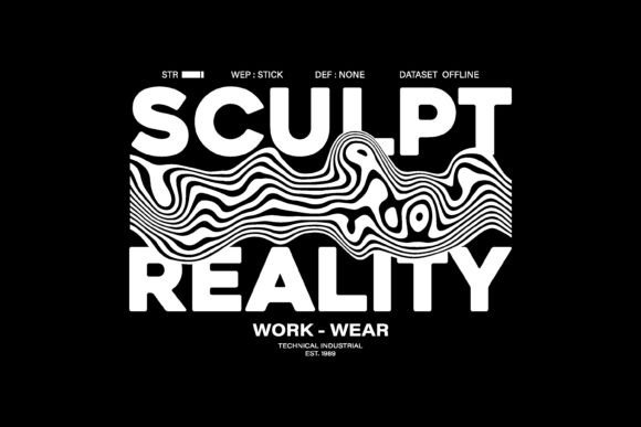Sculpt Reality Typography: A Font for Bold, Edgy Branding