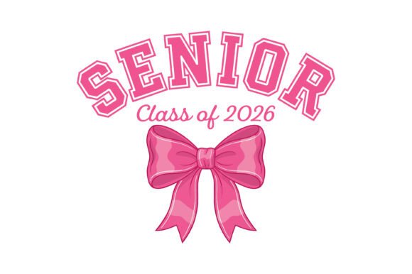Senior 2026 Pink Bow Graphic: A Fresh Take on Celebratory Design