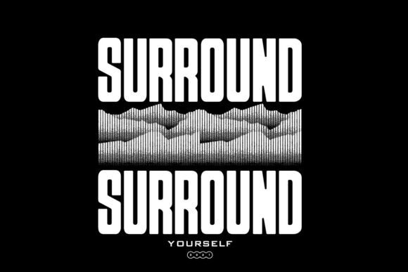 Surround Repeated Typography Graphic: A Designer's Deep Dive